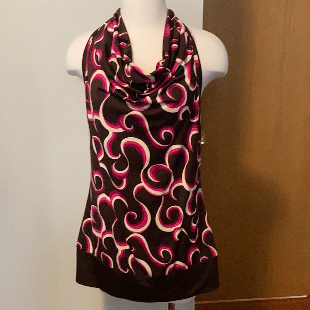Halter top tie back, size 1x
